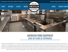 Tablet Screenshot of americanfoodequipment.com